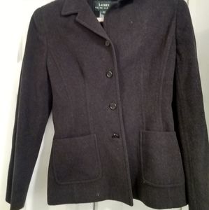 Ralph Lauren Wool Black Jacket Size 4